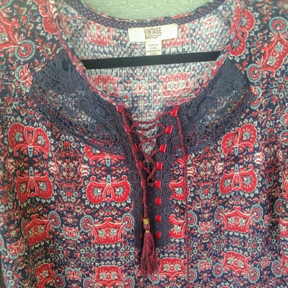 Bohemian Homestead Patriot Longsleeve Top - Picture 3 of 8